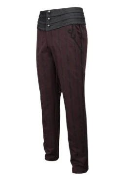 Pantalon Victorien Bordeaux DEVIL FASHION 'Modares' -Cosplay dsc01790 900