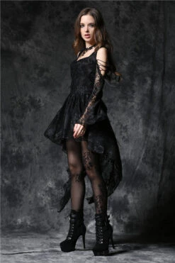 Robe Gothique Noire DARK IN LOVE -Cosplay dw053bk 2
