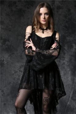 Robe Gothique Noire DARK IN LOVE -Cosplay dw053bk 6