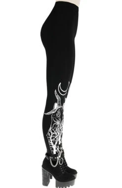 Leggings Noir RESTYLE 'domonic Cat' -Cosplay eng pl demonic cat leggings black gothic leggings 1850 6 900