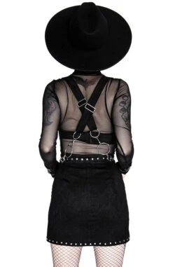 Jupe Suède RESTYLE 'Occulte Fashion' 12 Jupe Suède RESTYLE 'Occulte Fashion' -Cosplay eng pl studded suede skirt black gothic short skirt 1977 14 900