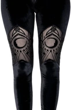 Leggings Velours RESTYLE 'moon' -Cosplay eng pl velvet mesh leggings cathedral crescent moons 2178 2 900