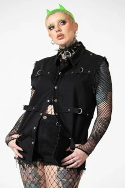 Veste Sans Manches KILLSTAR 'Ervin' -Cosplay ervin button up vest w b x1600 900