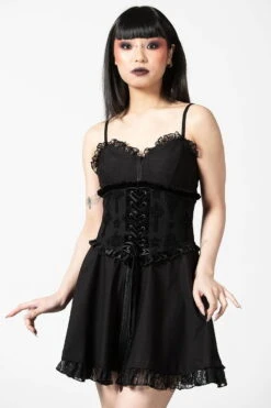 Serre-taille KILLSTAR 'flix Flocked' -Cosplay flix flocked waspie w b 9aca6195 c2a4 4250 8cda e3f8754245ea x1600 900