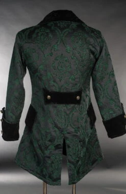 Veste Victorienne Style Pirate 7 Veste Victorienne Style Pirate -Cosplay green brocade pirate jacket 31 900