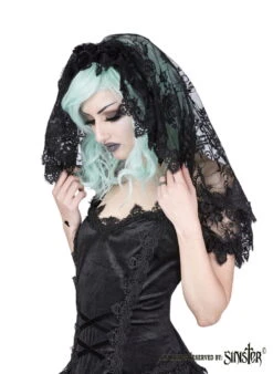 Voile Gothique SINISTER En Dentelle