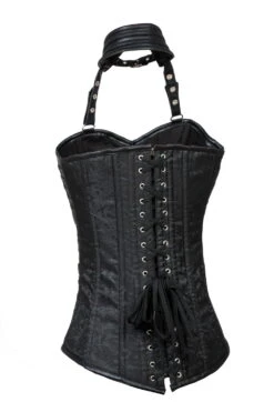 Corset Gothique Noir 'miss Sirenia' -Cosplay h3862 07