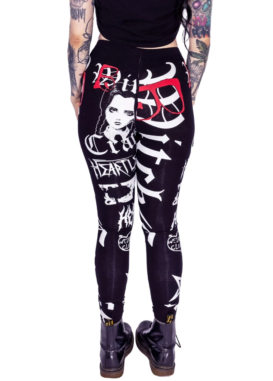 Leggings HEARTLESS Mercredi Addams 6 Leggings HEARTLESS Mercredi Addams – Image 4