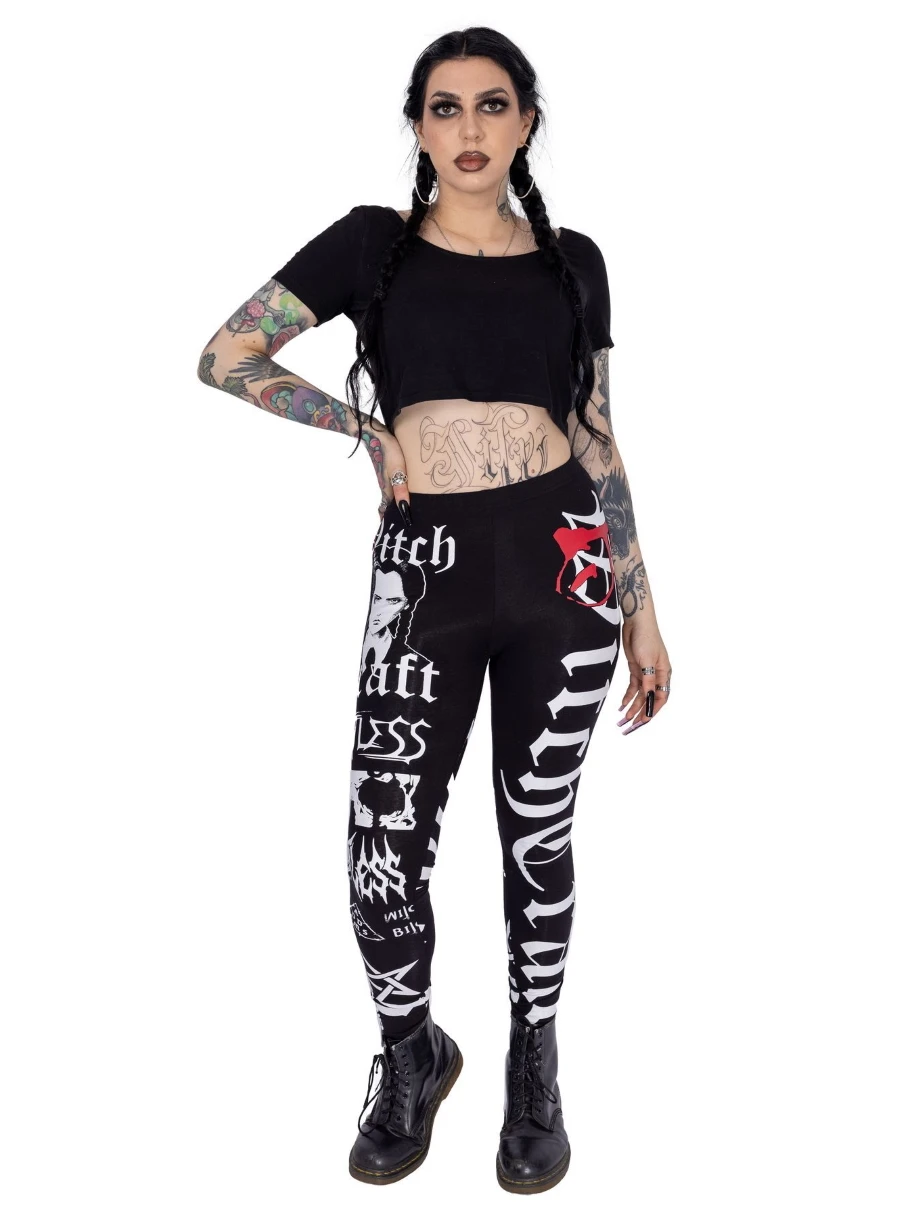 Leggings HEARTLESS Mercredi Addams 8 Leggings HEARTLESS Mercredi Addams – Image 6