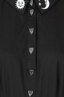 Robe Occulte HELL BUNNY 'samara' -Cosplay hlb40102 samara dress blk 11 900