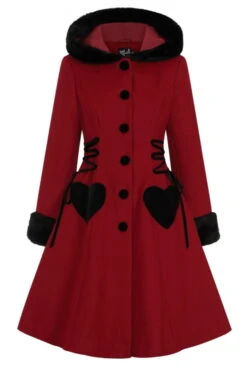 Manteau Lolita HELL BUNNY 'scarlet'