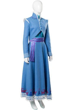 La Reine Des Neiges Joyeuses Fetes Avec Olaf Anna Cosplay Costume -Cosplay image 1040