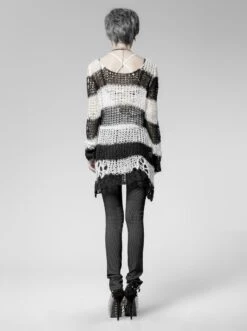 Haut Noir Et Blanc PUNK RAVE 'apocalypse 2022' -Cosplay img 4762 900