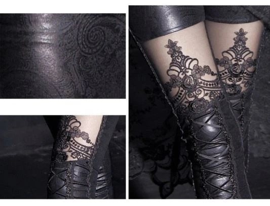 Leggings Gothique 'burlesque Efira' 7 Leggings Gothique 'burlesque Efira' – Image 5