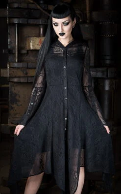 Tunique Gothique En Dentelle -Cosplay lace overdress 1 900