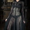 Tunique Gothique En Dentelle -Cosplay lace overdress 21 900