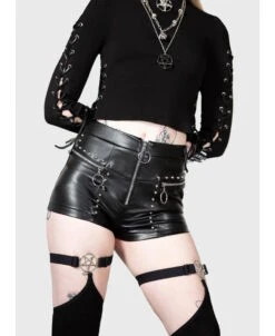 Short Cuir Vegan KILLSTAR 'leigh' 9 Short Cuir Vegan KILLSTAR 'leigh' -Cosplay leigh 58 900