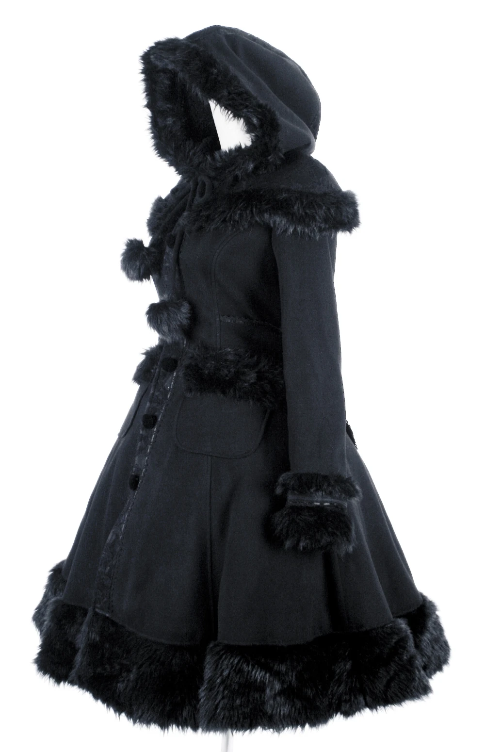 Manteau Gothique Lolita PUNK RAVE 4 Manteau Gothique Lolita PUNK RAVE – Image 2