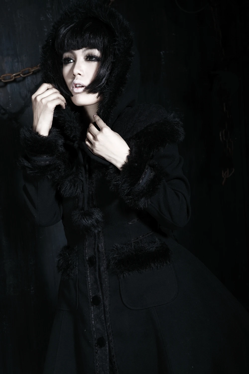 Manteau Gothique Lolita PUNK RAVE 8 Manteau Gothique Lolita PUNK RAVE – Image 6