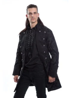 Manteau POIZEN INDUSTRIES 'monarch' -Cosplay monarch coat mens black brocade poizen industries 365 900