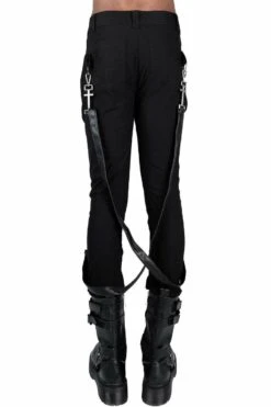 Pantalon Unisexe KILLSTAR 'office Riot' -Cosplay office riot strappy trousers mens c x1600 900