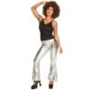 Boland Pantalon Disco Pattes D'Eph Argent Femme -Cosplay pantalon disco pattes d eph argent femme