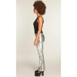 Boland Pantalon Disco Pattes D'Eph Argent Femme -Cosplay pantalon disco pattes d eph argent femme 3