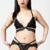 Culotte Gothique KILLSTAR 'Phantom' -Cosplay phantom lace panty w b x1600 900