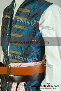 Pirates Des Caraibes 4 Jack Sparrow Cosplay Costume -Cosplay pirates of the caribbean 4 jack sparrow vest 3 2