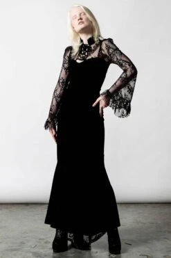 Haut Romantique KILLSTAR 'poison Fang' -Cosplay poison fang long sleeve top c x1600 900