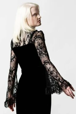 Haut Romantique KILLSTAR 'poison Fang' -Cosplay poison fang long sleeve top d x1600 900