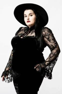 Haut Romantique KILLSTAR 'poison Fang' -Cosplay poison fang long sleeve top plus b x1600 900