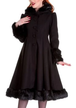 Manteau Gothique HELL BUNNY 'elivra' -Cosplay popsodauk 101086