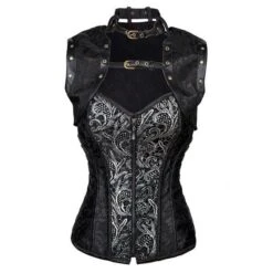 Corset Gothique Noir Et Son Boléro