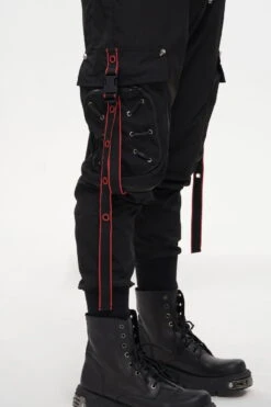 Pantalon Cargo DEVIL FASHION 'cyber Goth' -Cosplay pt1768 900