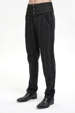 Pantalon Victorien Noir DEVIL FASHION 'Modares'