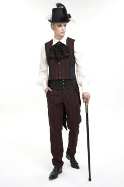 Pantalon Victorien Bordeaux DEVIL FASHION 'Modares' -Cosplay pt189021 900