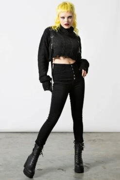 Pantalon Femme KILLSTAR 'ravens Cross' -Cosplay rip me apart knit sweater d min x1600 900