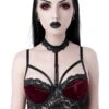 Soutien-gorge Gothique KILLSTAR 'ruby' -Cosplay ruby velvet bralet c x1600 900