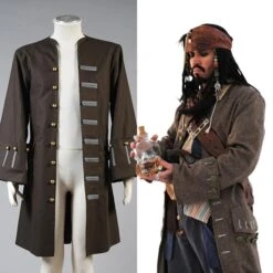 Pirates Of The Caribbean Jack Sparrow Veste Cosplay Costume