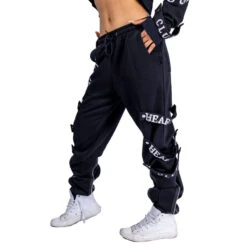 HELL BUNNY Jogging Femme HEARTLESS 'sad Girl' -Cosplay sad girl club joggers ladies black heartless 4 900