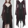 Robe Noire Et Rouge PUNK RAVE 'inkiria Blood' -Cosplay sanstitre4 900