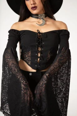 Haut Romantique KILLSTAR 'sentina' -Cosplay sentina long sleeve top w c x1600 900