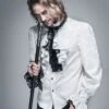Chemise Gothique Vampire Blanche -Cosplay sht010024 1000