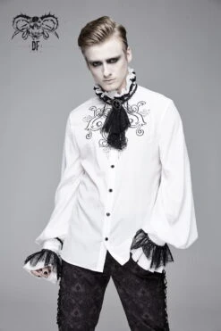 Chemise à Jabot DEVIL FASHION 'gothic Palace'