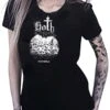 T-shirt Femme DISCOBOLE 'Goth' -Cosplay simulation t shirt moon bat girl 900