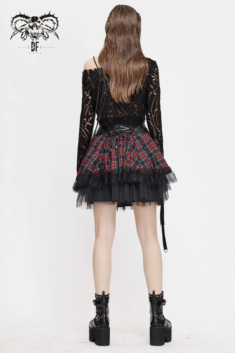 Jupe Plissée DEVIL FASHION 'attala' 6 Jupe Plissée DEVIL FASHION 'attala' – Image 4