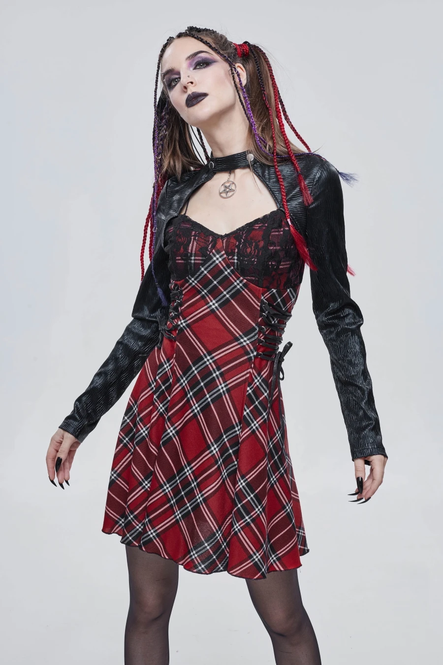 Robe Goth Punk Rock DEVIL FASHION 3 Robe Goth Punk Rock DEVIL FASHION