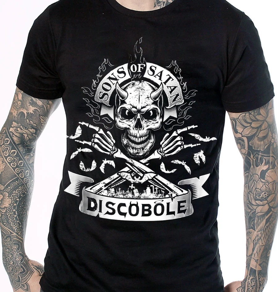 T-shirt Unisexe DISCOBOLE 'Sons Of Satan' 3 T-shirt Unisexe DISCOBOLE 'Sons Of Satan'