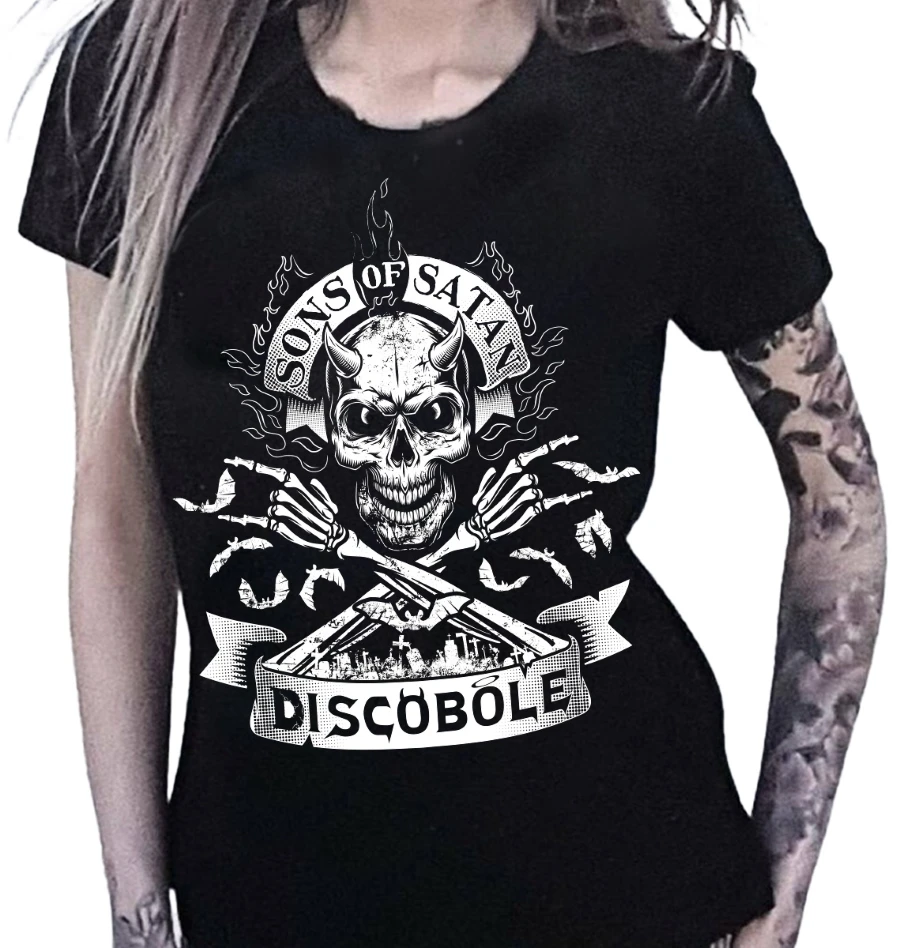 T-shirt Unisexe DISCOBOLE 'Sons Of Satan' 4 T-shirt Unisexe DISCOBOLE 'Sons Of Satan' – Image 2